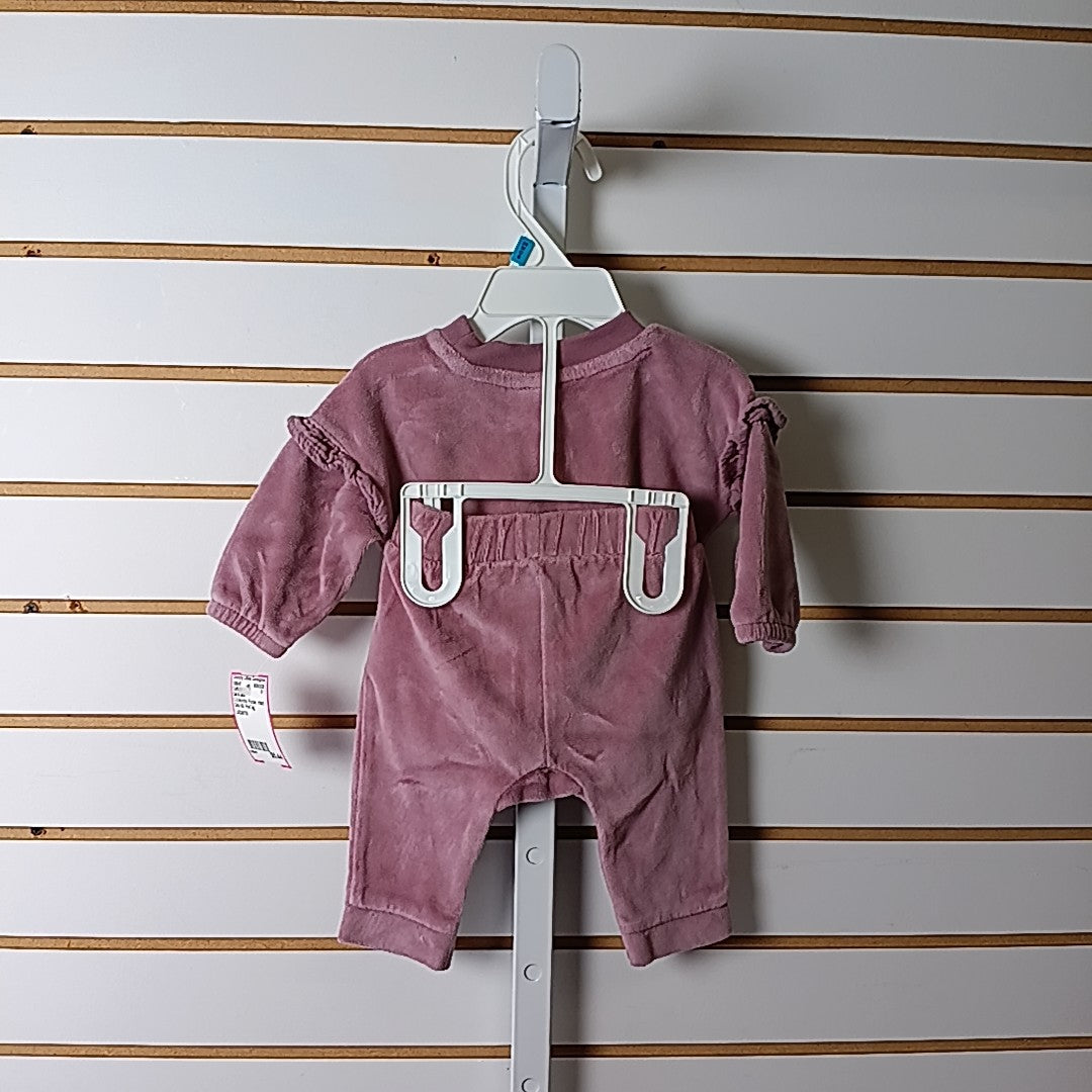 Cat & Jack 0-3 Months Outfit 2pc