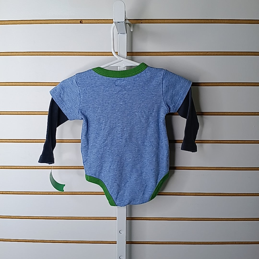 John Deere 3-6 Months Onesie