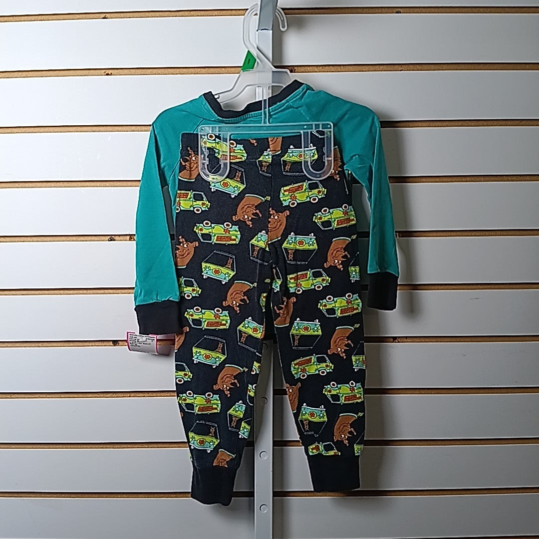 Scooby Doo 4 Pajamas 2pc