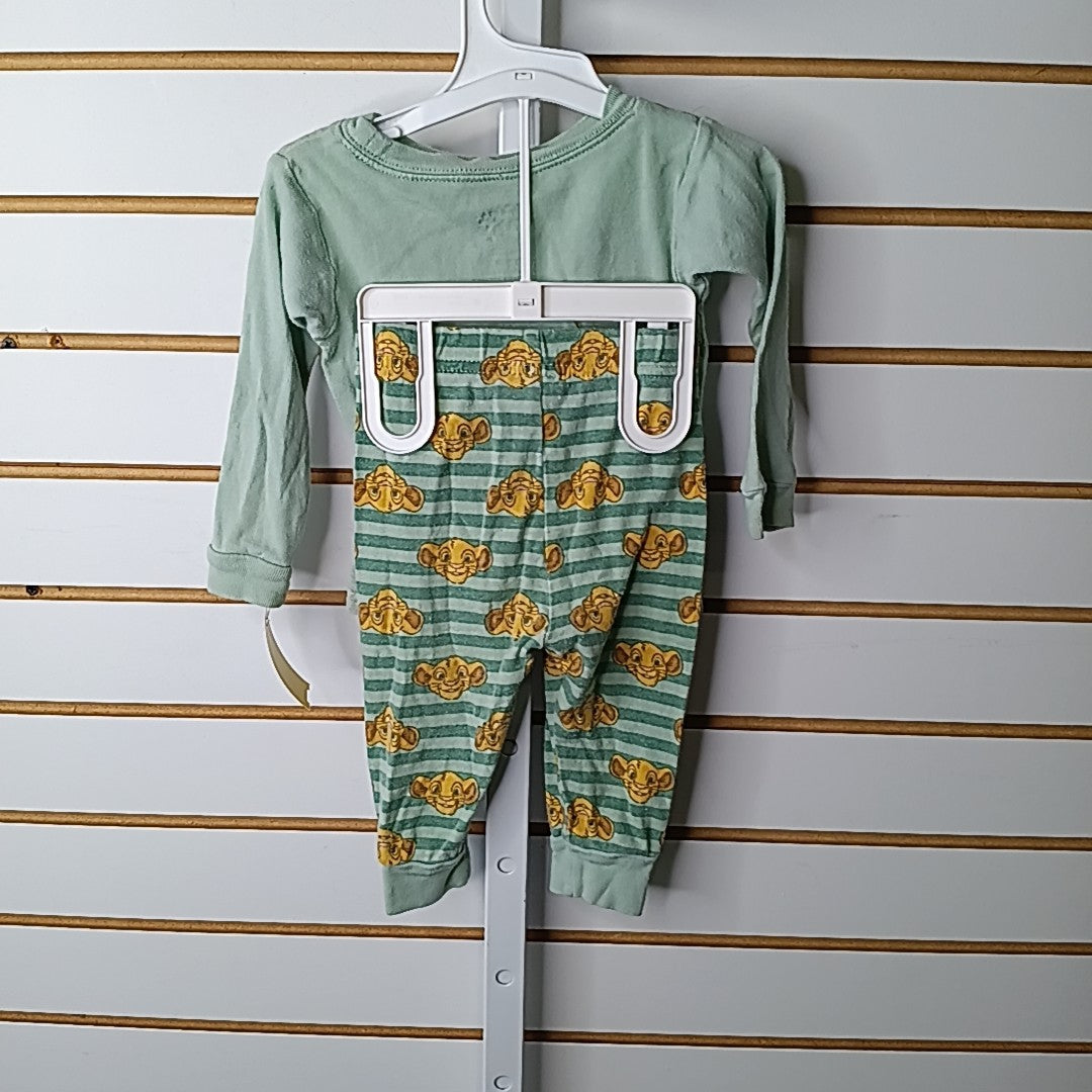 Disney 12 Months Pajamas 2pc