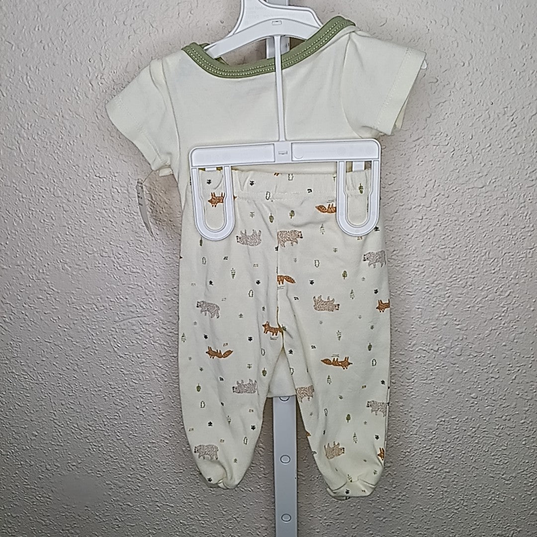 Chick Pea 3-6 Months Outfit 2pc