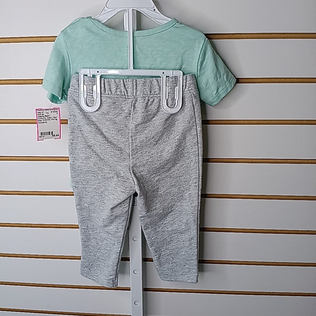 Jumping Beans 12 Months Outfit 2pc