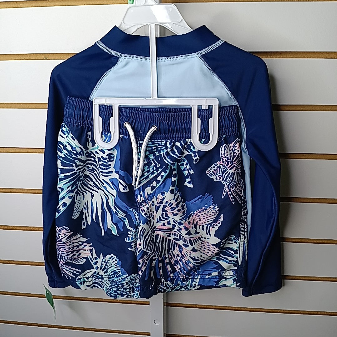 Carter's 4T Swim Suit 2pc