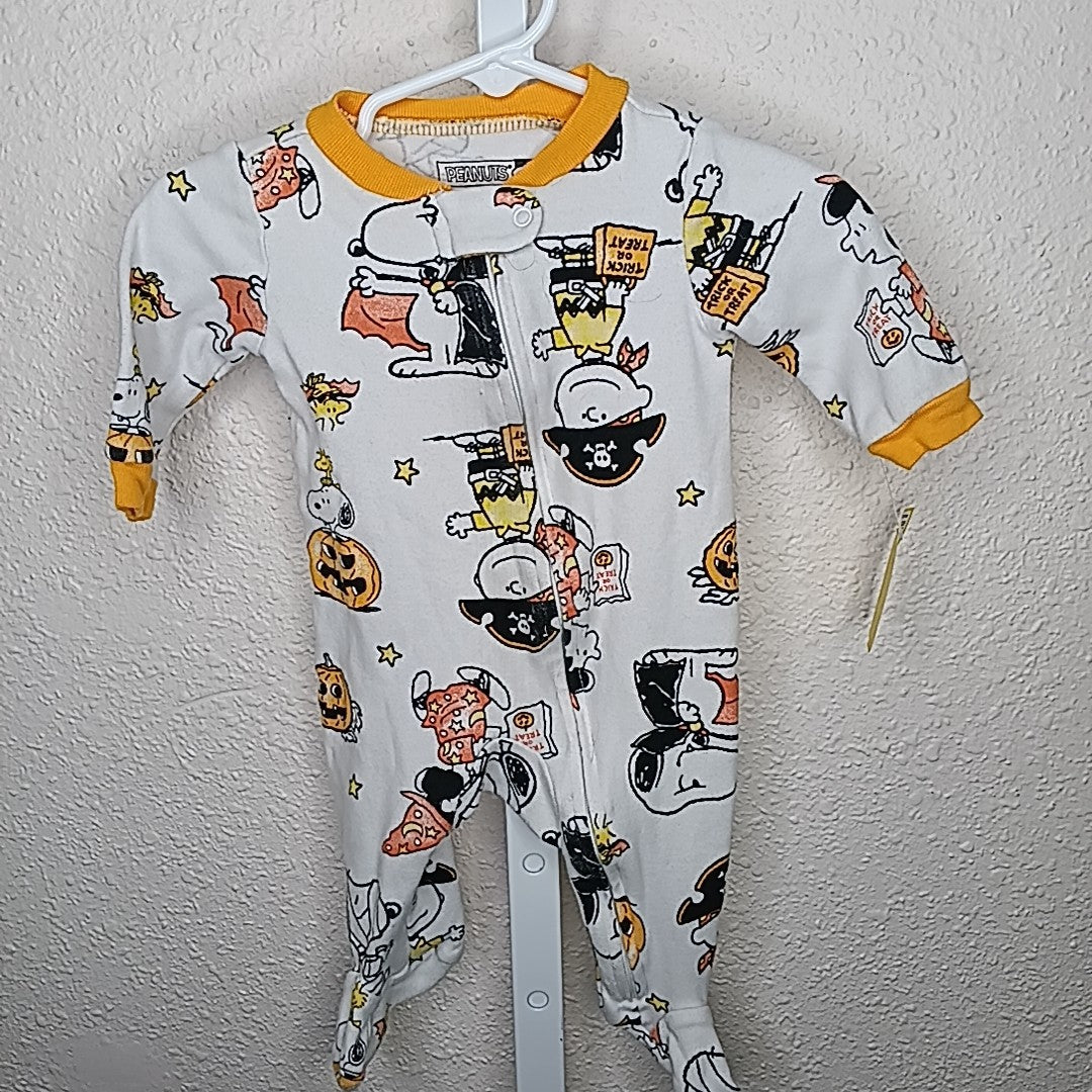 Peanuts 0-3 Months Sleeper/Footies