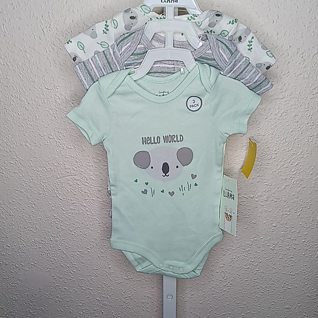 Laughing Llama 6 Months Onesie