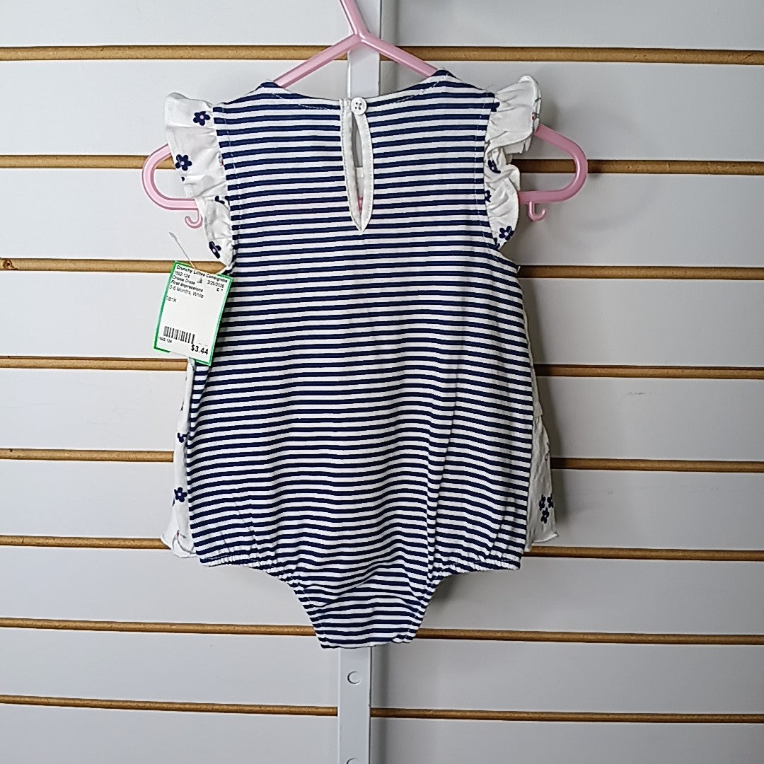 First Impressions 3-6 Months Onesie Dress