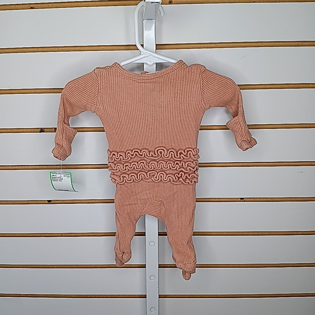 Spearmint LOVE Newborn Sleeper/Footies