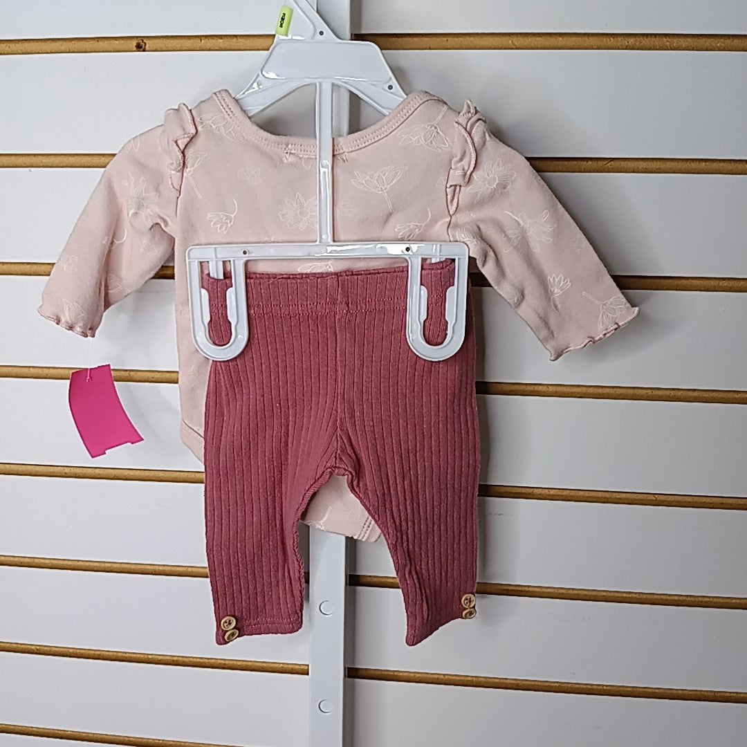 Kit + Pearl 0-3 Months Outfit 2pc