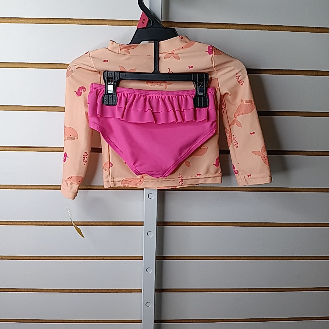 Just One You 9 Months Swim Suit 2pc