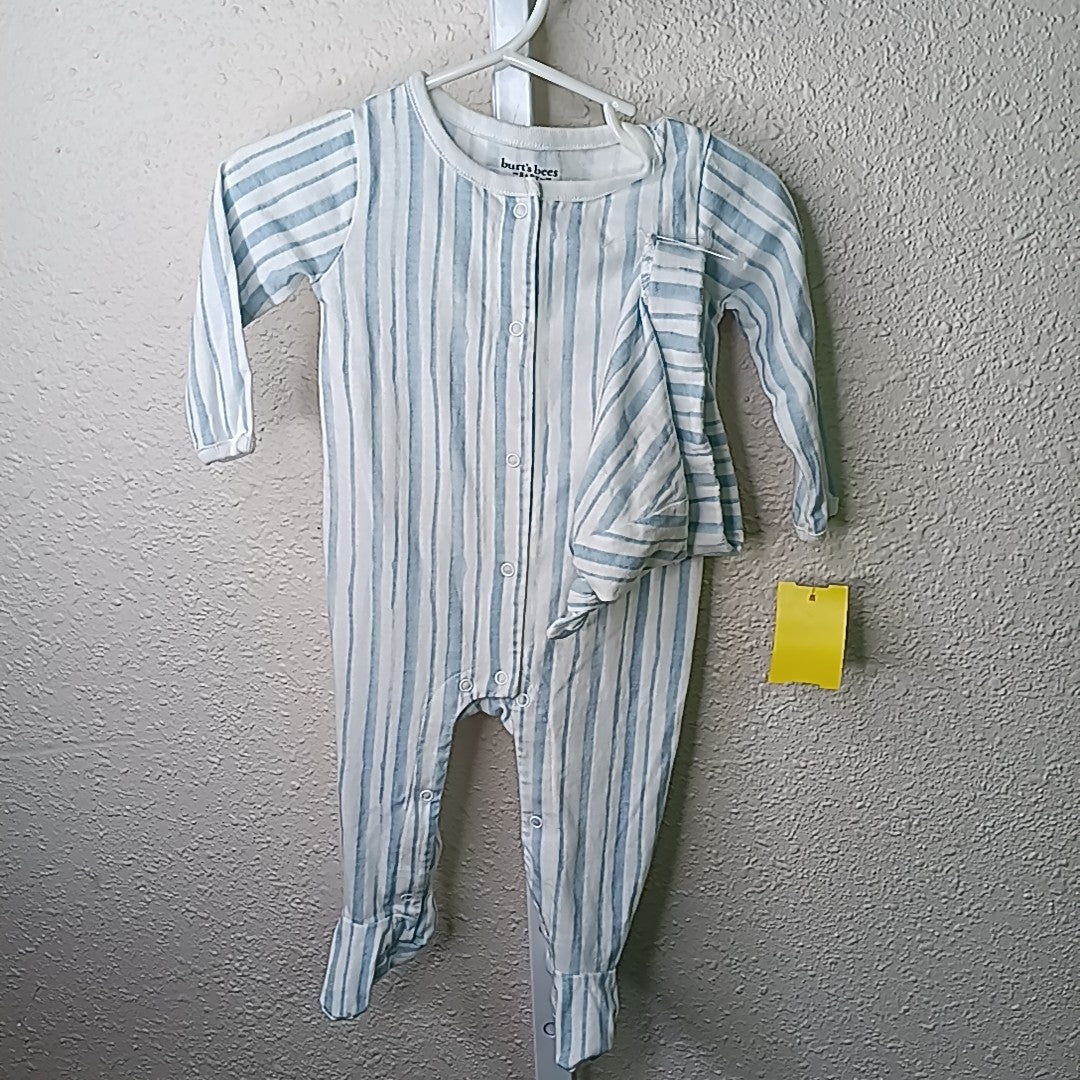 Burts Bees 0-3 Months Sleeper/Footies