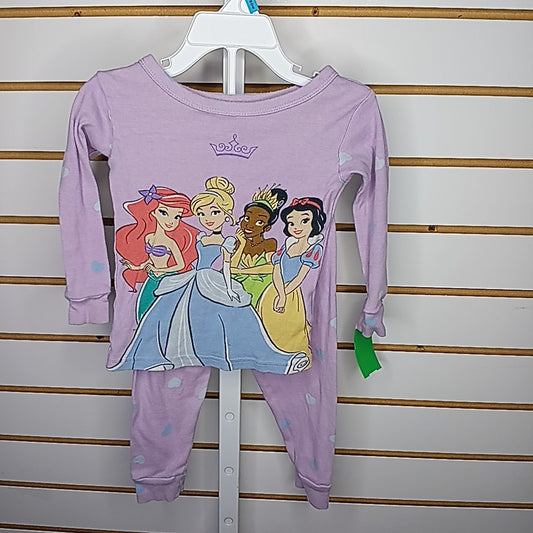 Disney Princess 2T Pajamas 2pc