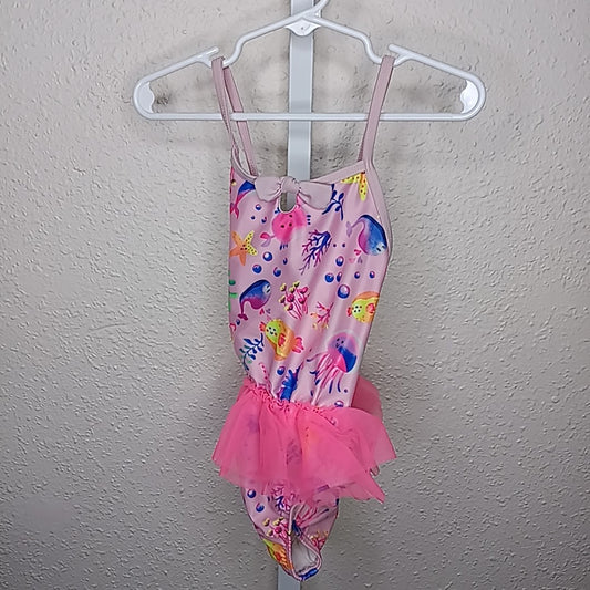 Wonder Nation 4T Swim Suit 1pc