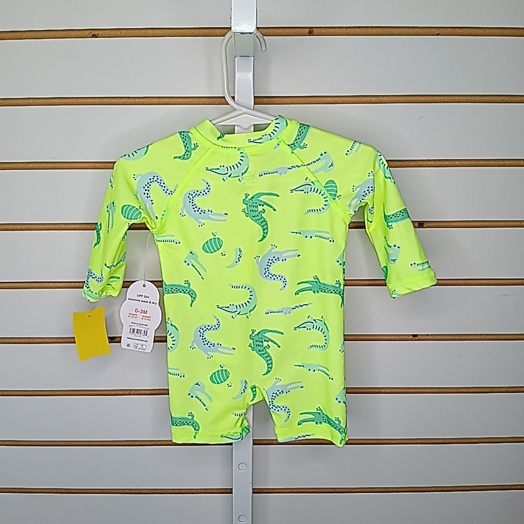 Wonder Nation 0-3 Months Swim Suit 1pc