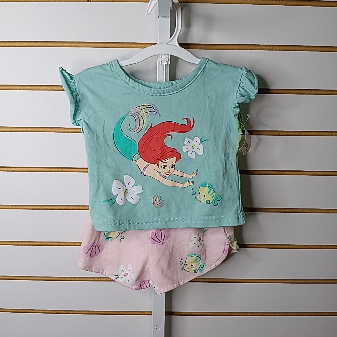 Disney Princess 2T Outfit 2pc