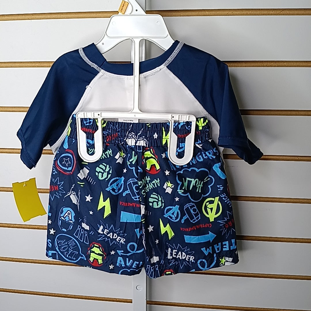 Jumping Beans 18 Months Swim Suit 2pc