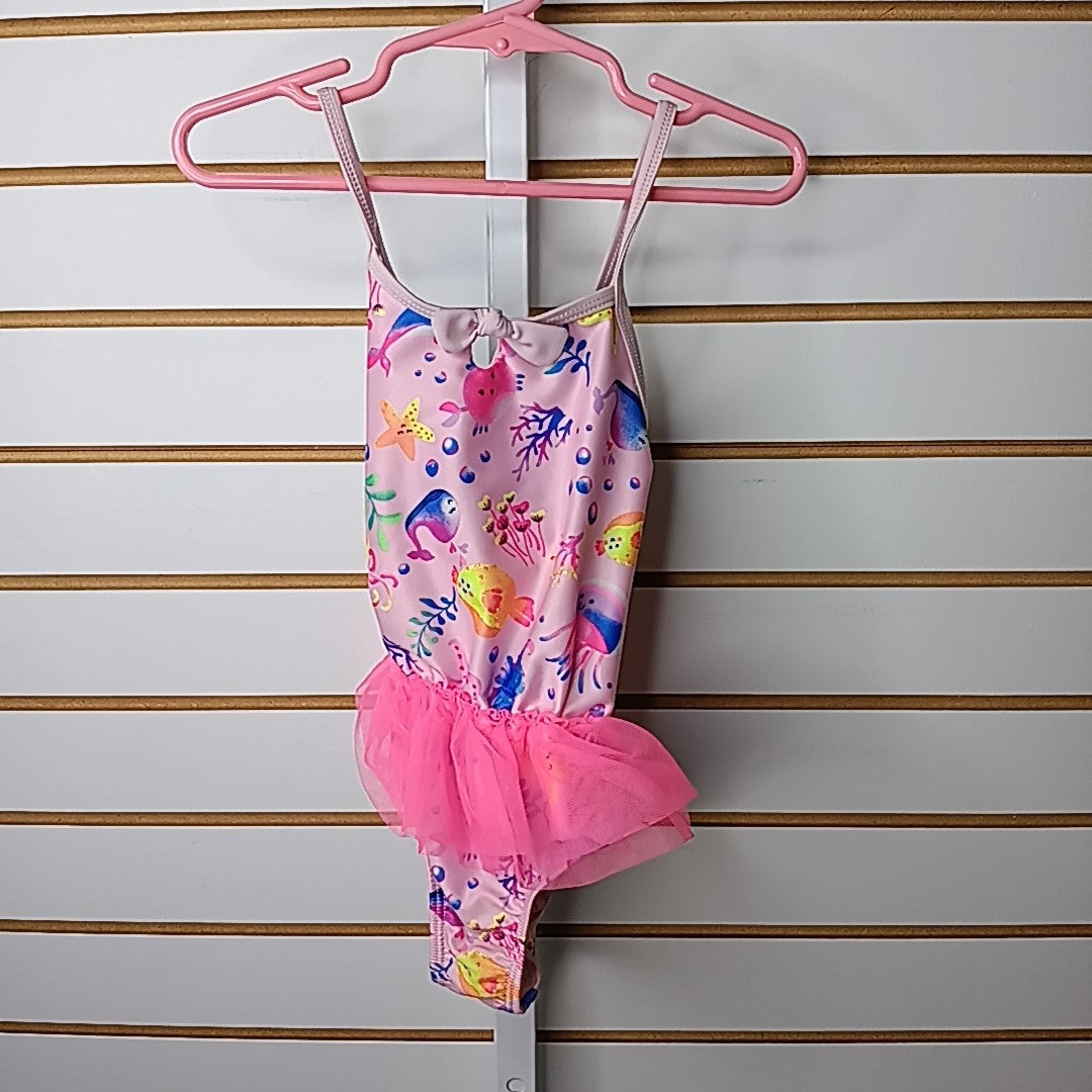 Wonder Nation 4T Swim Suit 1pc