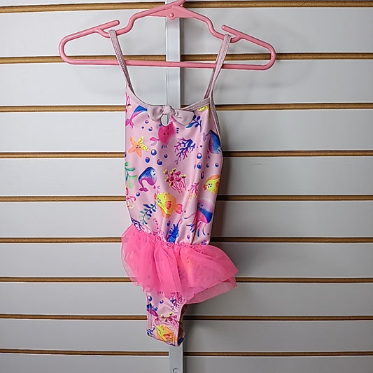 Wonder Nation 4T Swim Suit 1pc