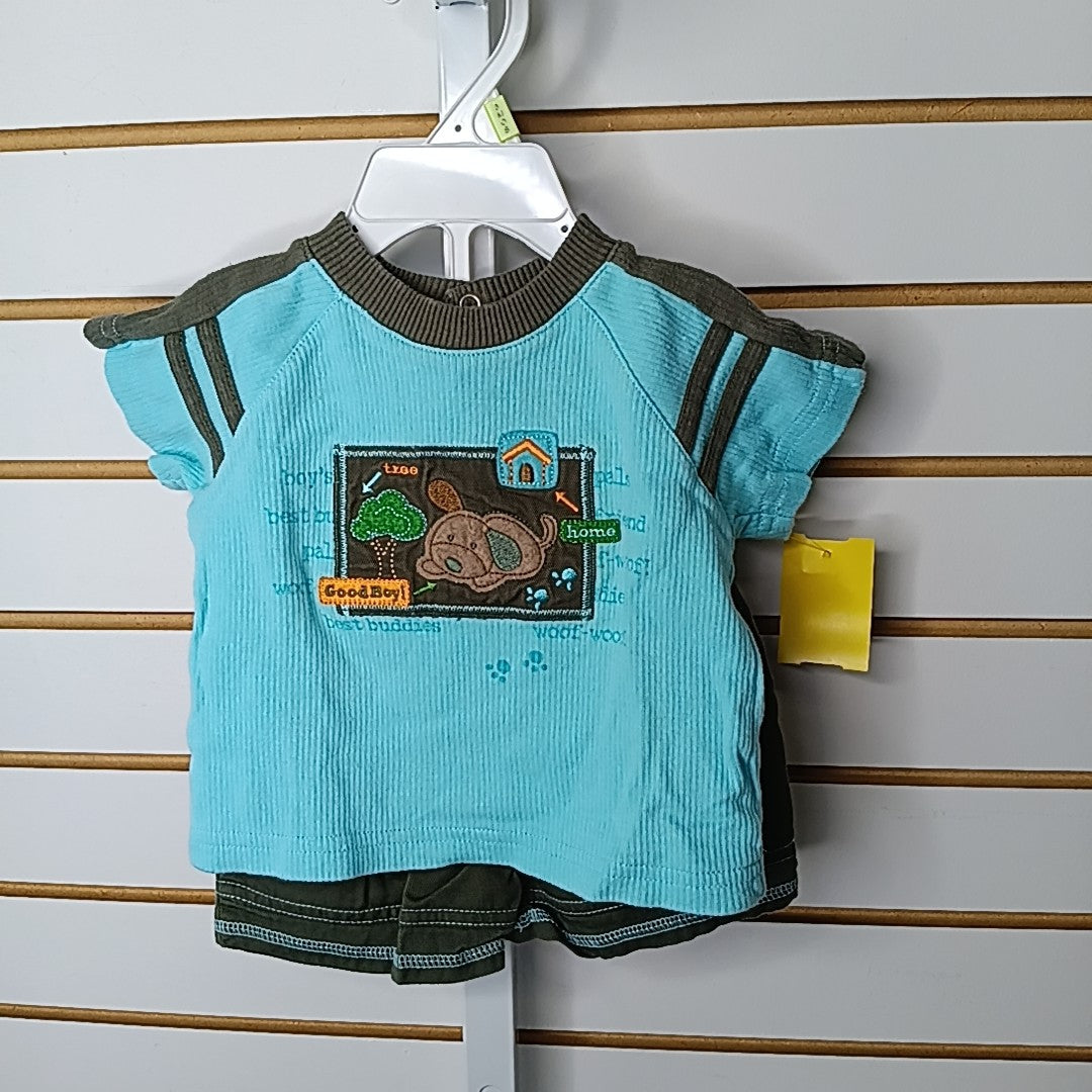 Okie Dokie 3-6 Months Outfit 2pc