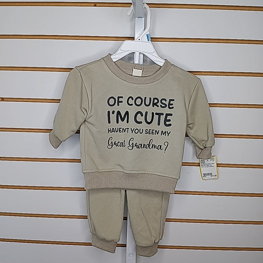 MiniOlie 0-3 Months Outfit 2pc