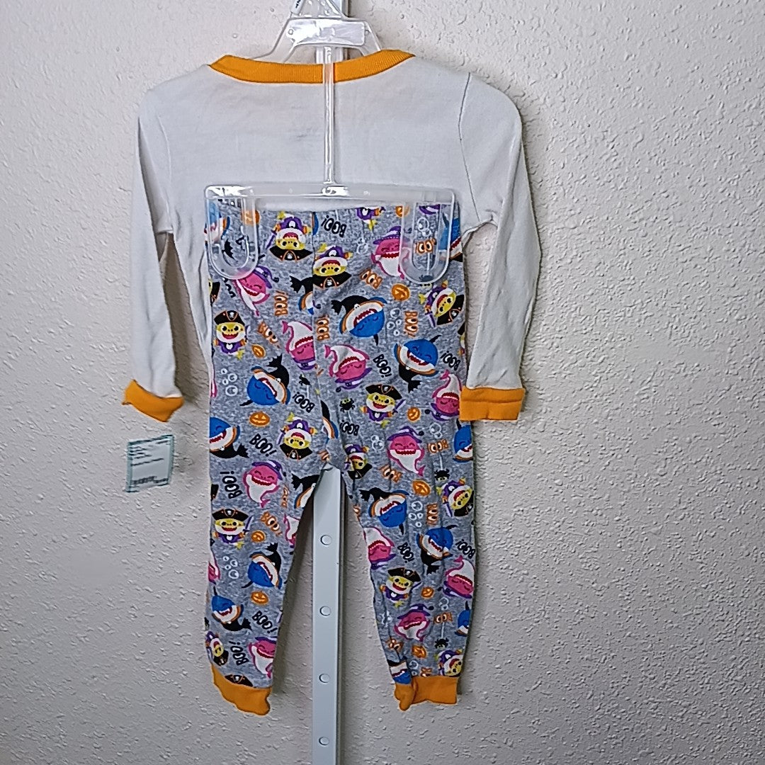 Pink Fong 4T Pajamas 2pc