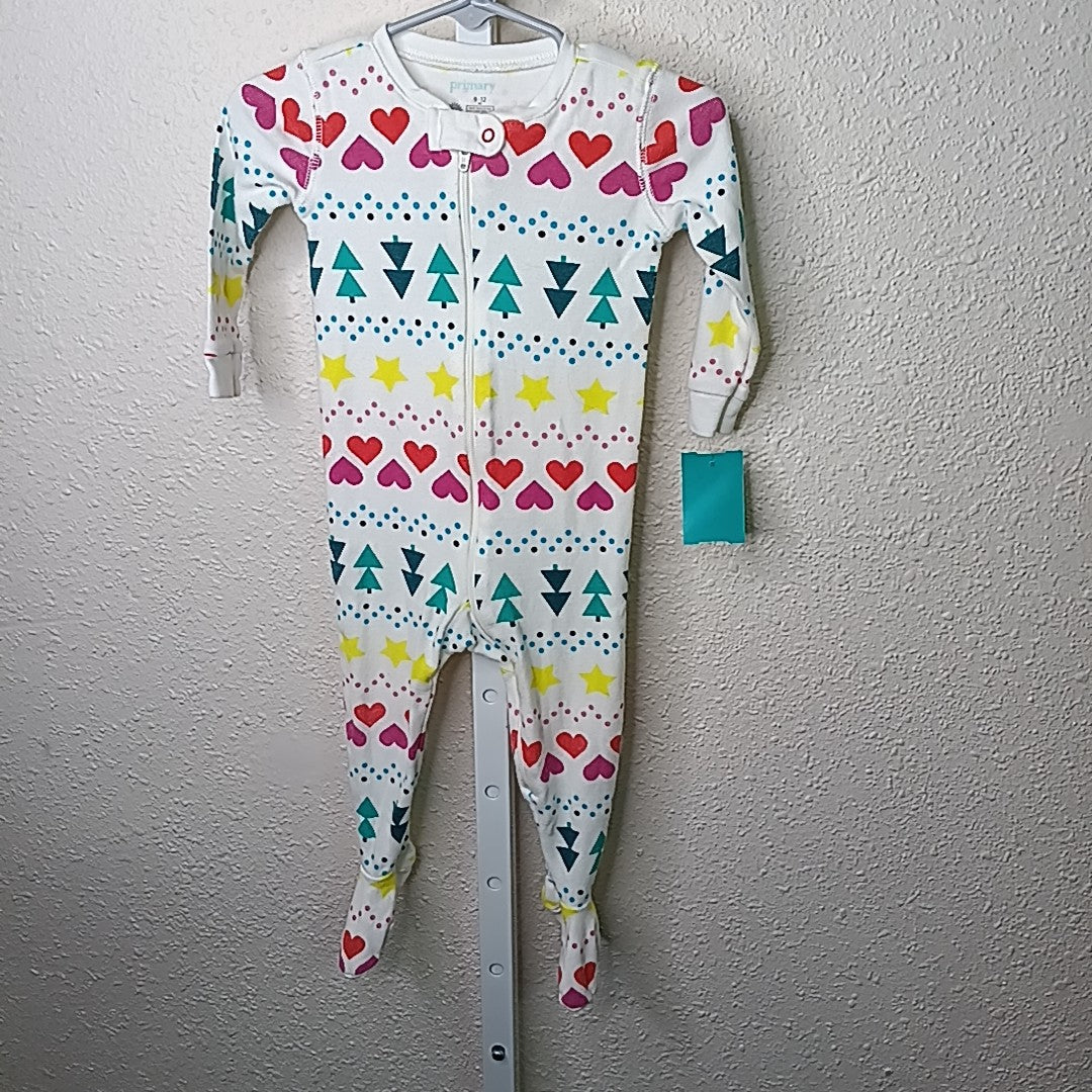 Primary.com 9-12 Months Sleeper/Footies
