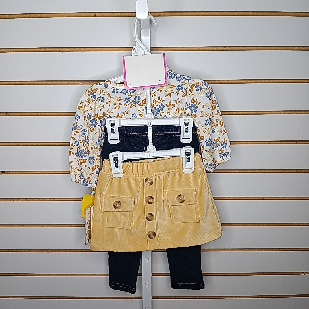 Little Lass 18 Months Outfit 3pc