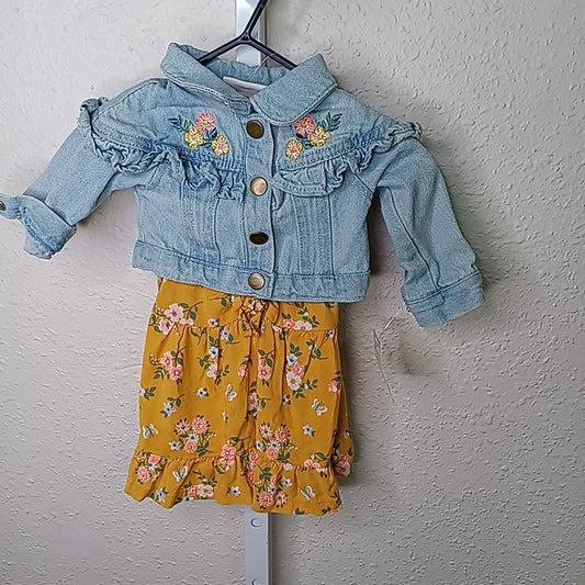 Little Lass 0-3 Months Dress