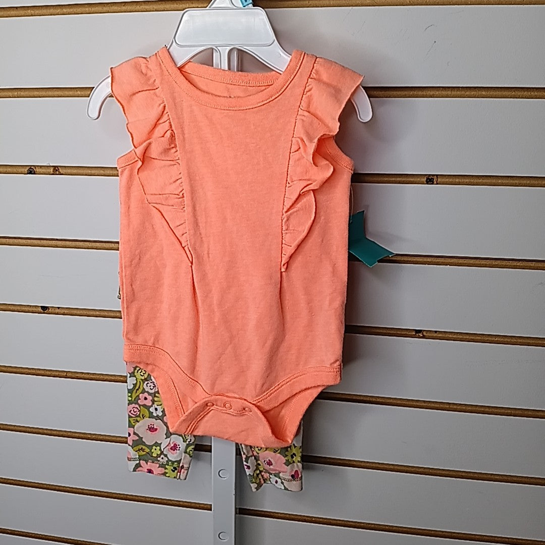 Cat & Jack 0-3 Months Outfit 2pc