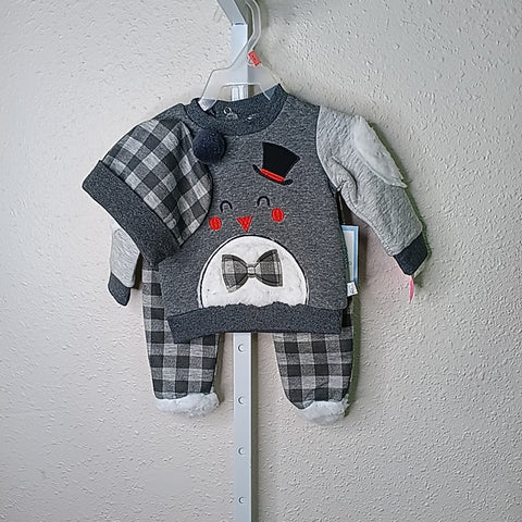 Duck Duck Goose 6-9 Months Outfit 3pc