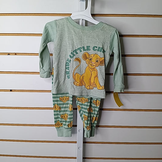 Disney 12 Months Pajamas 2pc