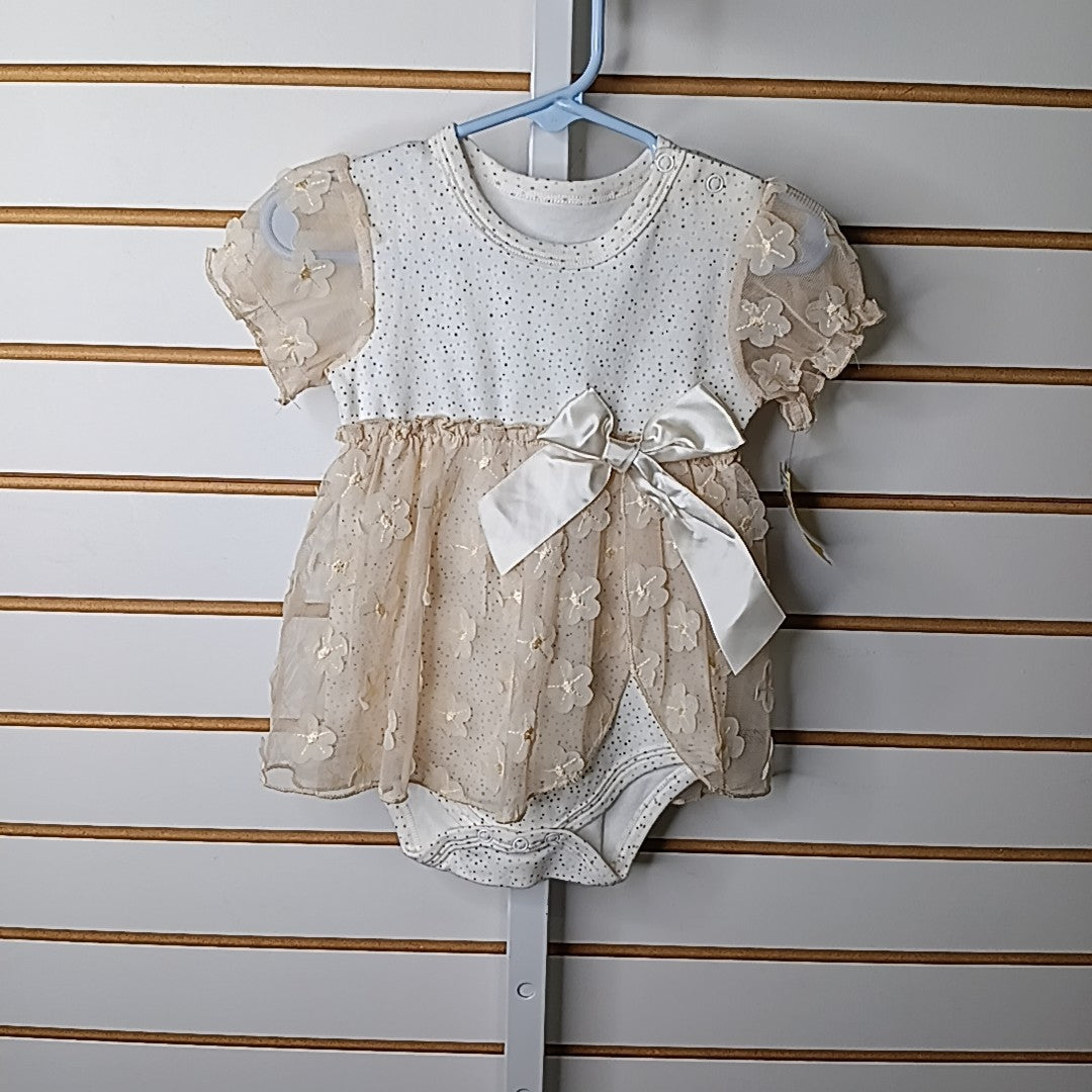 Stephan Baby 6-12 Months Onesie Dress