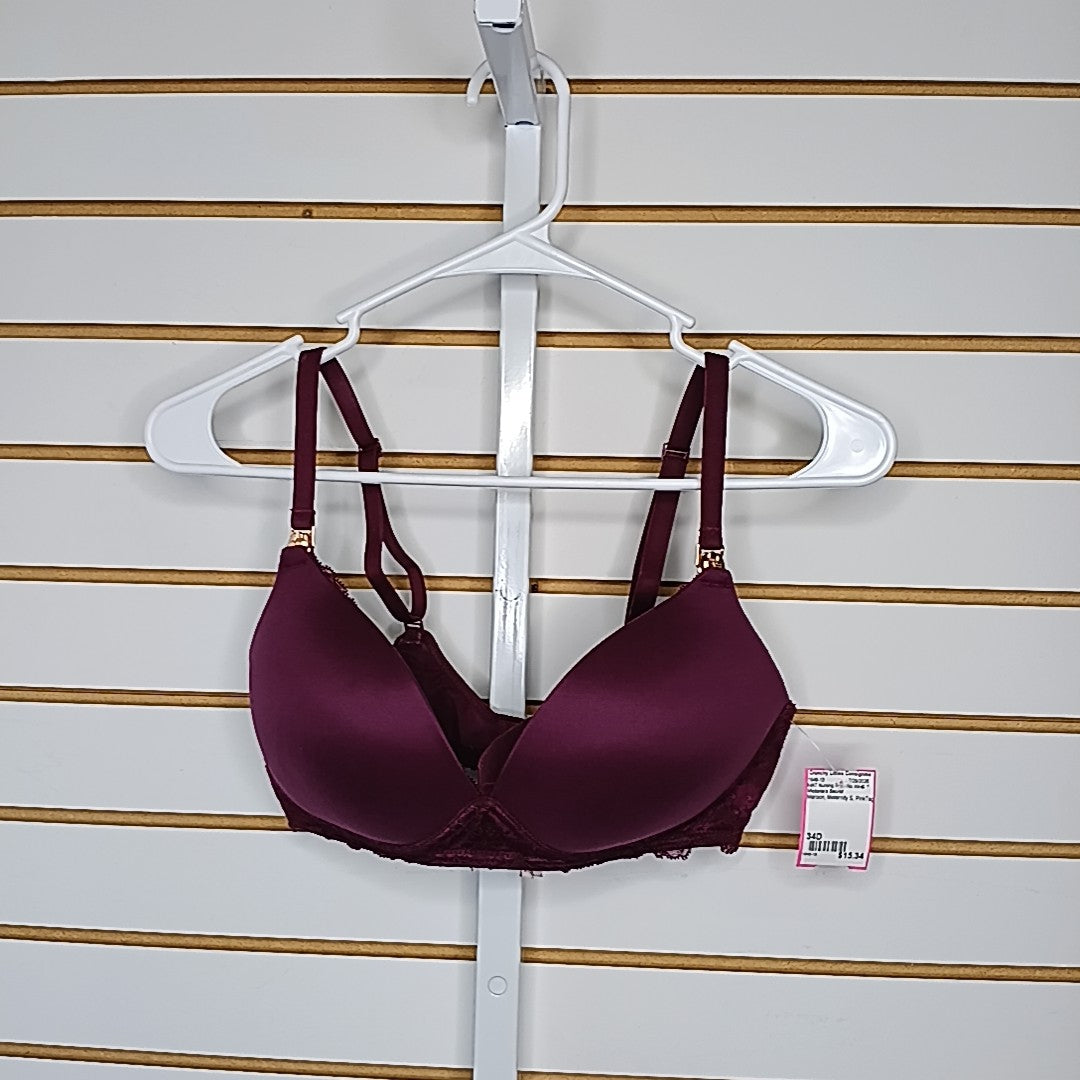 Victoria's Secret Size 34D MAT Nursing Bra - No Wire