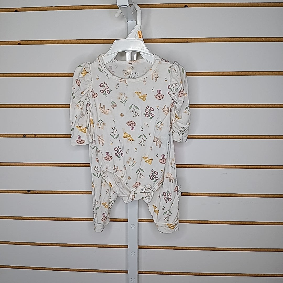 Milkberry 0-3 Months Outfit 2pc