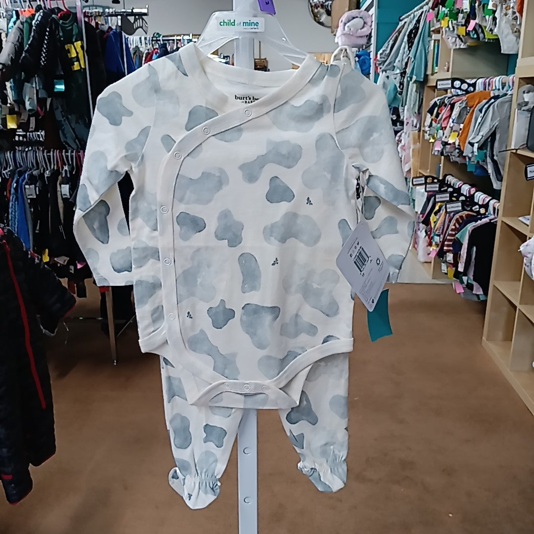 Burts Bees 6-9 Months Outfit 2pc