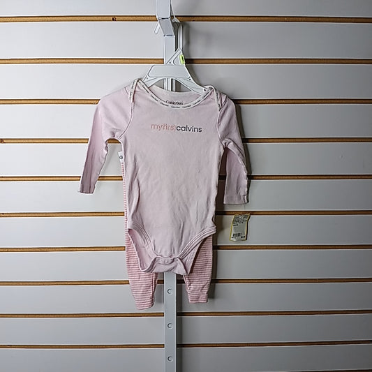 Calvin Klein 3-6 Months Pajamas 2pc
