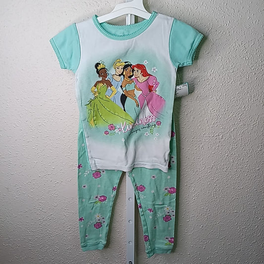 Disney Princess 5 Pajamas 2pc