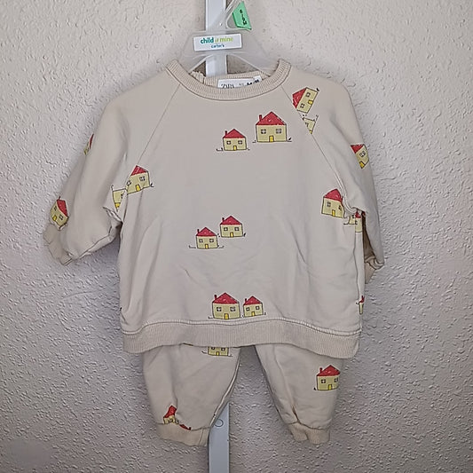 Zara 3-6 Months Outfit 2pc
