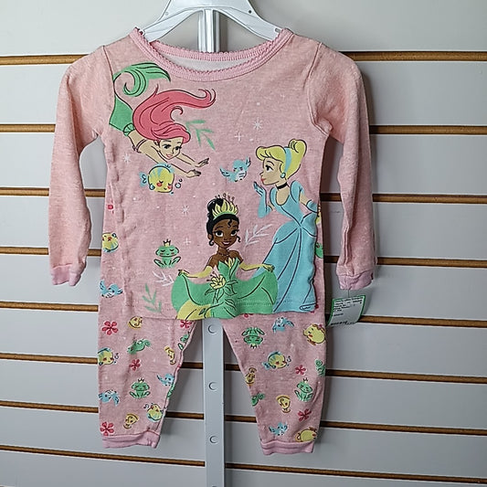 Disney Princess 2T Pajamas 2pc