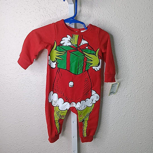 The Grinch 3-6 Months Romper