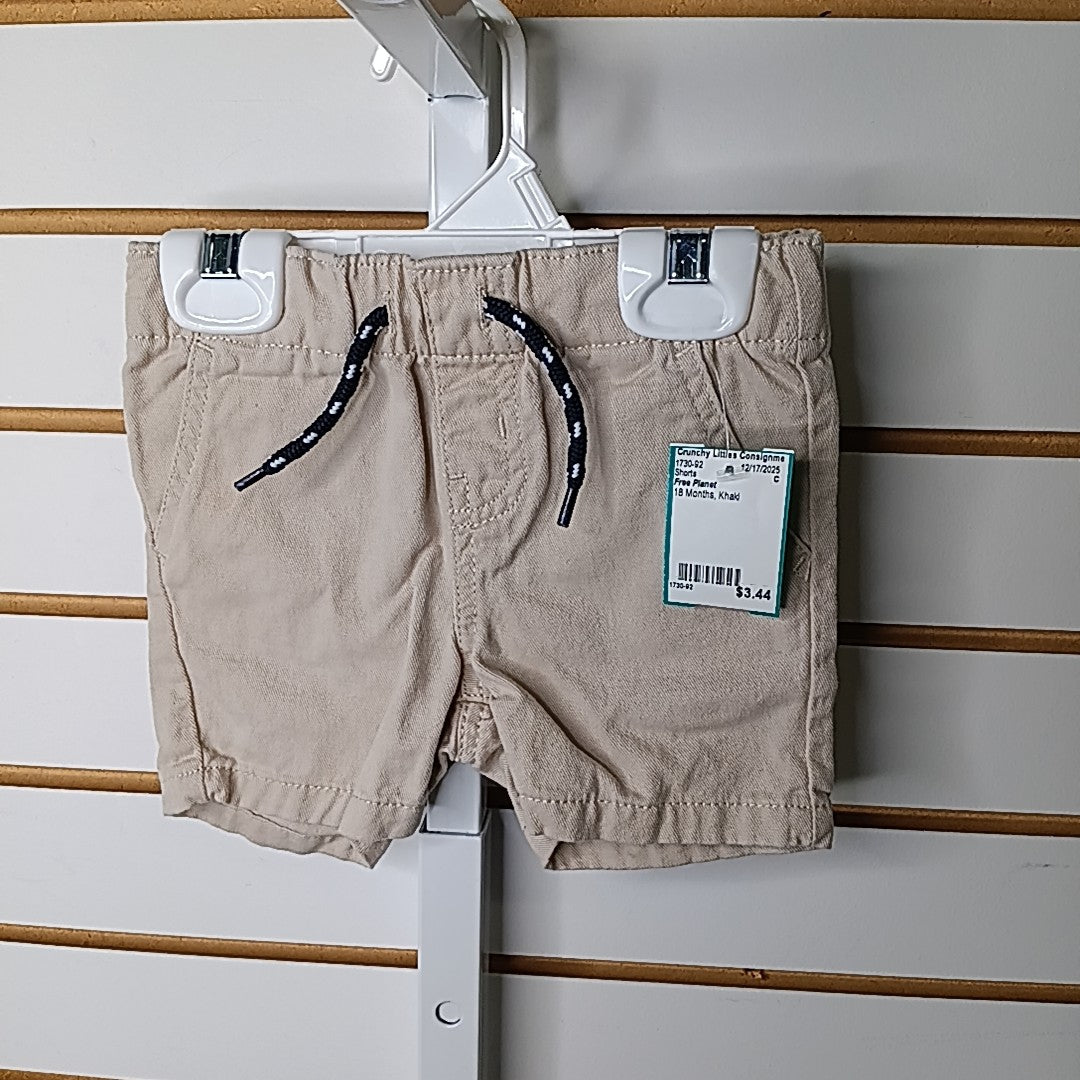 Free Planet 18 Months Shorts