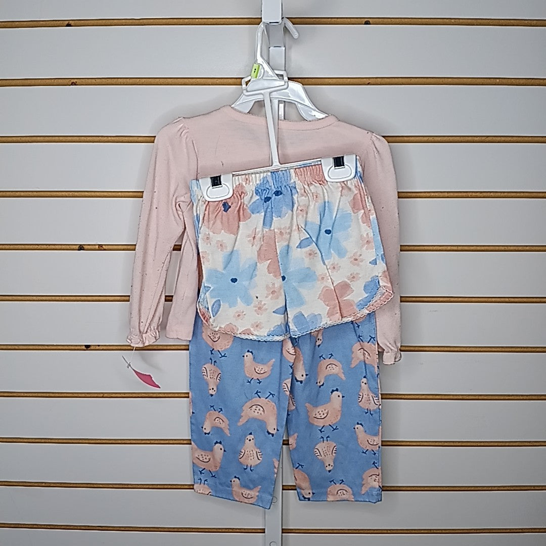 Just One You 2T Pajamas 3pc