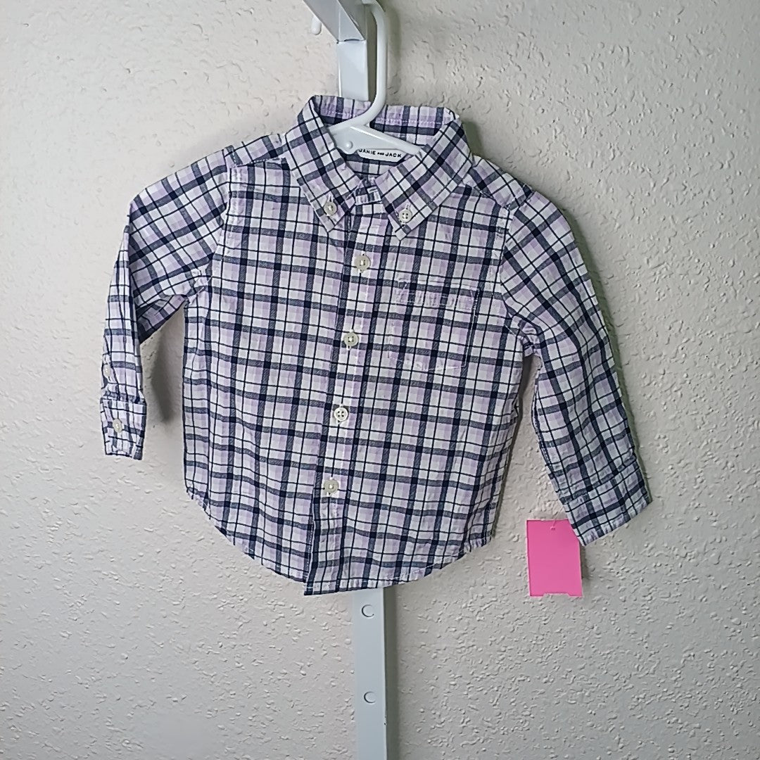 Janie & Jack 6-12 Months Dress Shirt