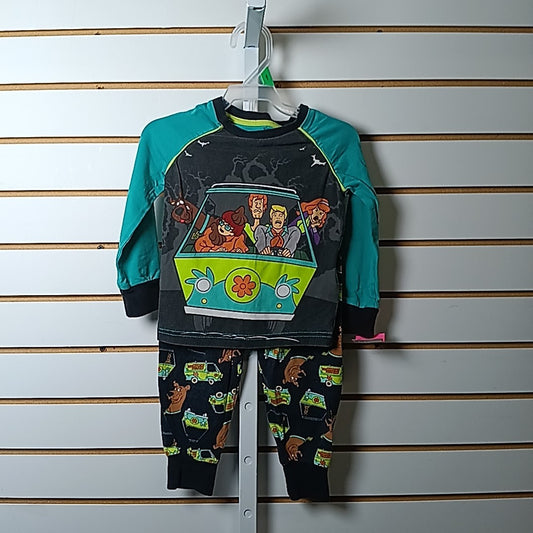 Scooby Doo 4 Pajamas 2pc