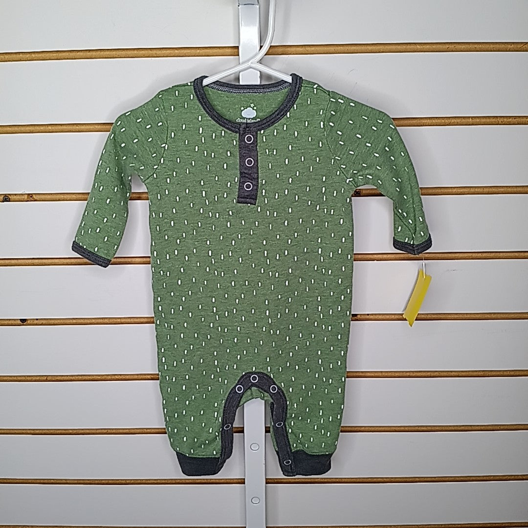 Cloud Island 0-3 Months Romper