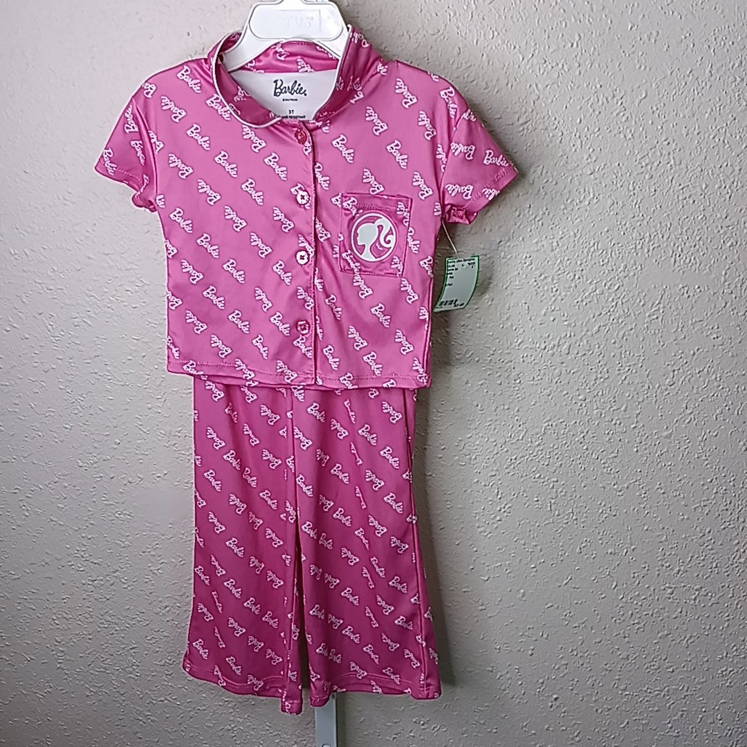 Barbie 3T Pajamas 2pc