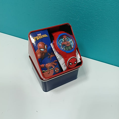 Spiderman Size Kids Red Watch