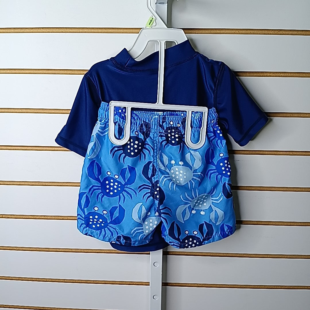 Okie Dokie 2T Swim Suit 2pc