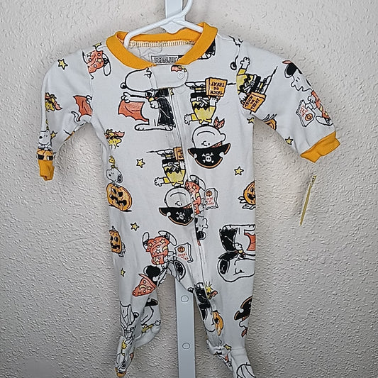Peanuts 0-3 Months Sleeper/Footies