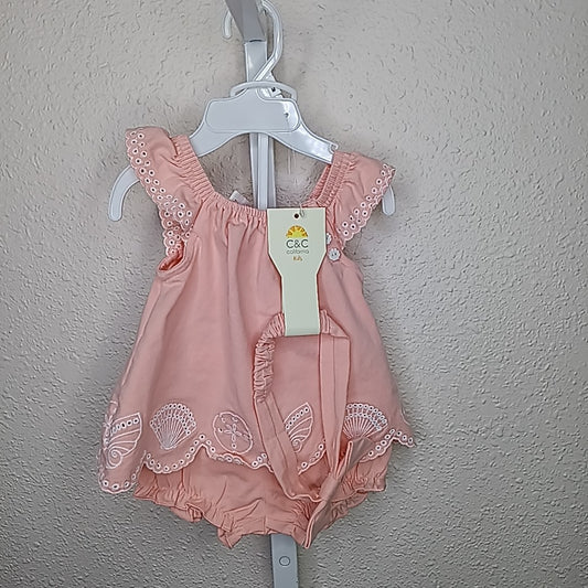 C&C California 3-6 Months Outfit 2pc