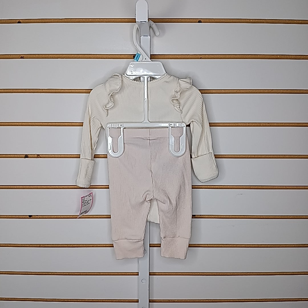 Rabbit + Bear 0-3 Months Outfit 2pc